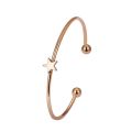 4Pcs Charm Fashion Bracelet Set Crystal Heart Star Moon Rhinestone Bangle Best Gifts For Girls. 
