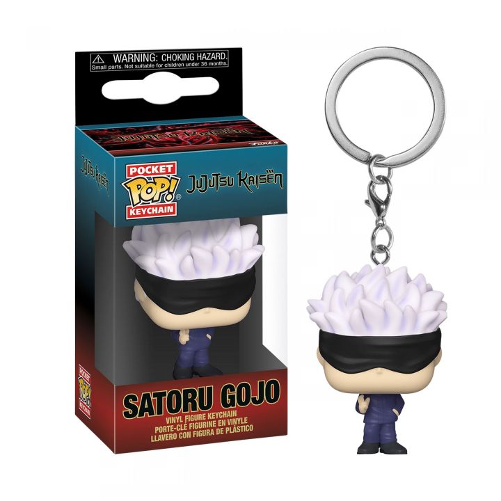 Jujutsu Kaisen Funko pop keychain with free stickers  Gojo Satarou megumi