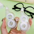 1/2/3pcs Simple No Print Style Transparent Correction Tape Cute Portable Correction Tape Student Office Error Correction Tape Stationery. 