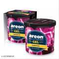 Areon Black Crystal Gel Air Freshener for Car in different variants (80 g). 