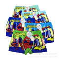 Foreign trade children's underwear boxer cartoon print boys Ben10 superman small children milk silk boxers batch. 
