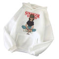 "Hoodie for Girls & Women with Stranger Things Print - Stay Cozy and Stylish with this Trendy Hoodie". 