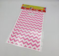 PINK ZIGZAG GOODY BAGS PACK OF 10 PINK THEME PARTY FAVORS GOODY BAGS. 