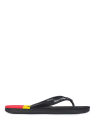 Tri Color - Flip Flop - 6033 - Black / Red / Yellow. 