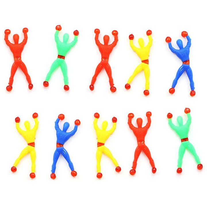 Art Amazing Sticky Toy Sticky Wall Climbing Spider-Man Toy 2 pcs Multicolor