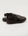 Aerosoft MP-0808 Men's Peshawari Chappal – Comfortable Soft Upper with Heel Support & Stylish PU Sole. 
