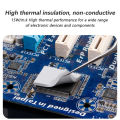 Thermal pad High quality 21W/mK 100x100mm Thermal conductivity CPU Heatsink Cooling Conductive Silicone Pad Thermal Pads. 