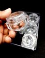 6 Pcs / 20 Gram Empty Cosmetic Containers for Makeup, Lip Balm, Lipstick, Lip Gloss, Eyeshadow etc. Empty Cream Jars for Cosmetics / Mini Jars Refillable Containers for Travel. 