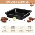 SR_Traders - 9x9 Inch Cake Baking Pan / Mold - Baking Accessories - Non-Stick Square Cake, Pizza, Brownie and Bread Mold - Hard Metal - Oven Friendly. 