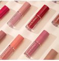 03 Piece set  waterproof long lasting lip gloss cosmetics liquid lipstick high cleaning. 