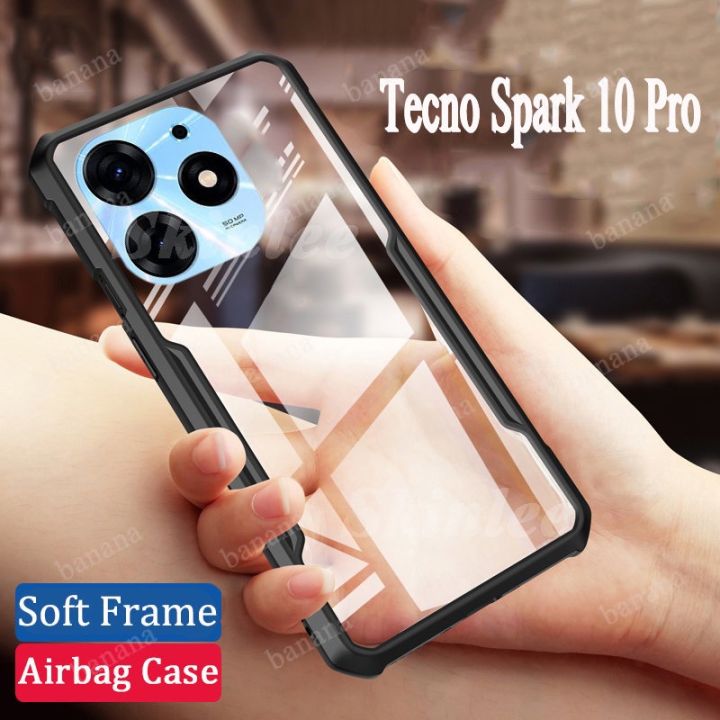 Case For Tecno Spark 10 Pro 10C Transparent Armor Soft Airbag Anti-fall Cases for Tecno Spark10 Pro Back Cover
