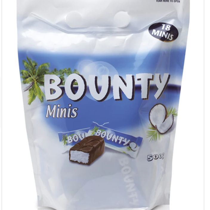 BOUNTY CHOCOLATE MINIS POUCH 500 GM