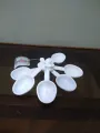 Mini  Plastic  Spoon  Set  6Pcs For Spice Jars. 
