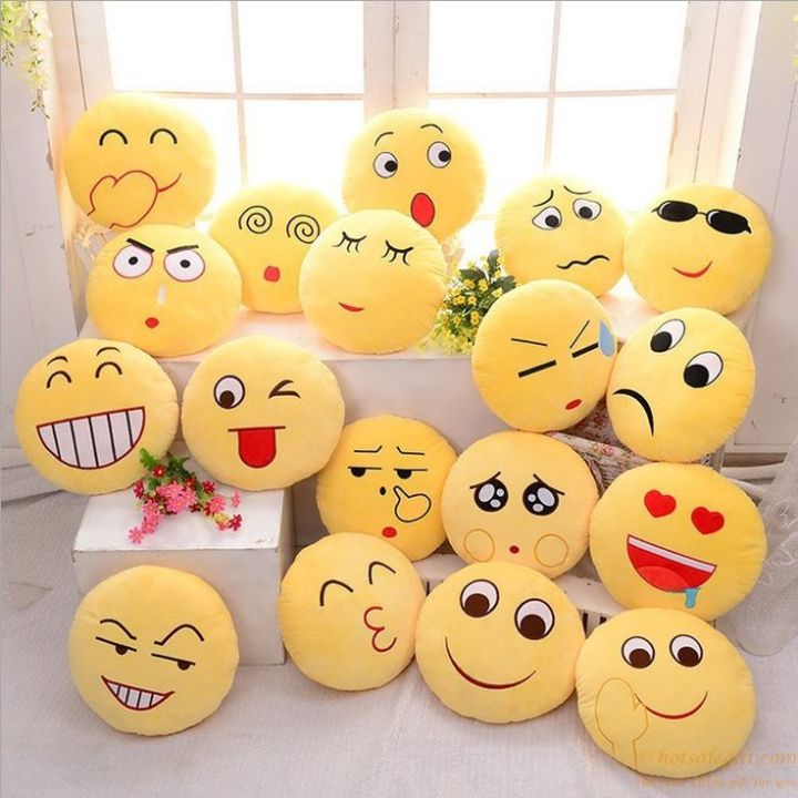 (10%20Inches/%2025.4cm)%20Emoji%20Cool%20Face%20Pillow%20-%20Plush%20Comfort%20Fluffy%20Cushion%20with%20Ball%20Fiber%20Cotton%20Filling%20-Yellow%20-%20Image%208