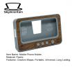 Mobile Phone Holder Retro Tv-shaped Phone Stand Portable Universal Desktop Holder less Than Practical Phone Stand. 