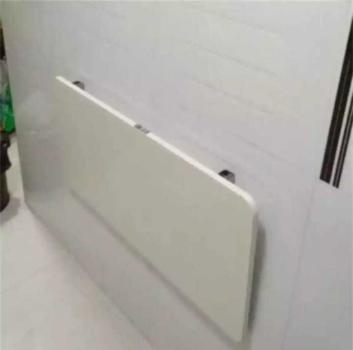Foldable%20Wooden%20Wall%20Mount%20Laptop%20Table/Computer%20Table/Dvd%20Player%20Table%20Rack%20With%20White%20Foldable%20Brackets/Smart%20Office%20Table%20-%20Image%203