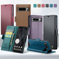 lthmy for Google Pixel 8 Pro PU Leather Kickstand Wallet Magnetic Closure Flip Case Cover. 