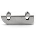 20-Piece Stainless Steel Double Flywheel Mountain Word Slot Sliding Door Track Glass Pulley Hardware Accessories. 