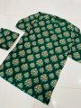 Bindi Style 2-Piece Block Printed Ready-to-Wear Dress for Women. 