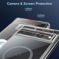 For Google Pixel 6 Pro Transparent Frosted MagSafe Phone Case. 