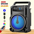 FunBug Top-Quality Wireless Bluetooth Speaker Rgb - Mini Wireless Portable Bluetooth Speaker with Big Sound, High Bass & Woofer Home for Mobile, PC Computer & Laptop - Rechargeable Bluetooth Speakers support Memory Card, USB, FM Radio. 