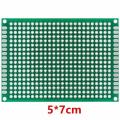 6 pcs 5cm x 7cm Double Sided FR4 Fiber Glass Dotted Veroboard Universal Circuit Board. 