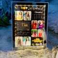 Magic Mirror LED Photo Frame | Birthday Gift Photo Frame | 3D Effect Frame with Lights | Photo Frames | magic mirror photo frame with led light | Couple Gift Frame | Frame Size Length is 10 Inch & Width is 8 Inch. 