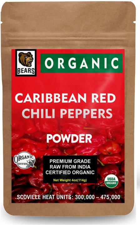 caribbean red chili peppers powder 200g