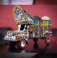 Model Of Truck Pakistani Handicraft (7 inches)...Handmade Mirror and Wire Work. 