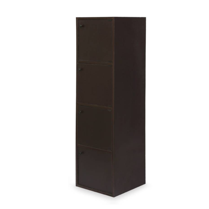 BS-012%20-%20Oak%20Wood%204%20Doors%20Cabinet%20Polish%20Finish%20Vertical%20Storage%20Cabinet%20Furniture%20Study%20Book%20Shelf%20Living%20Room%20-%20Black%20&%20Brown%20-%20Image%203