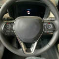 3PCS For Toyota Corolla 2019-2020 Spare Parts Accessories Carbon Fiber Style Hatchback Steering Wheel Switch Button Cover Trim. 