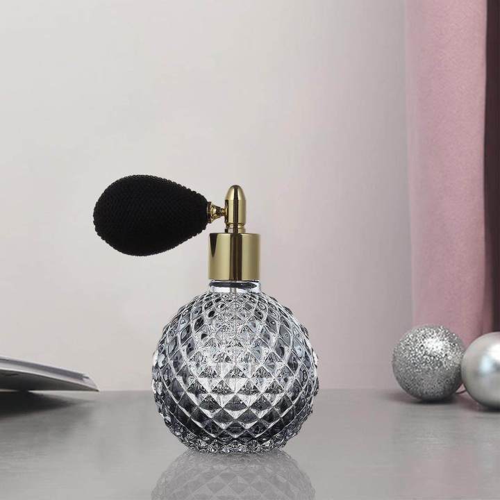 Crystal Refillable Perfume Spray Bottle 100ml Empty Perfume Bottles