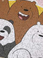 MINISO We Bare Bears 1000 Pieces Puzzle (Road Trip). 