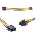 Adapter PCI-E CPU EPS 8 Pin To Dual 8P Power Splitter Graphics Card for Mining Farm Video Card Gpu for Riser Extension Cable Sleeved Cable Mushen. 