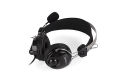 A4Tech HS-7P Headphones - ComfortFit Stereo Headset - With Noise Cancelling Mic- For PC - 3.5mm Plug - Black. 