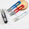 U Shaped Tailor's Thread Cutter Clipper Mini Scissors Hand Trimming Sewing Nippers Clippers Stainless Steel Embroidery Craft Tailor Stationery Snip Garment Shear Stitch Cutting Trim Weaving Crafting Shears School Office Paper Art. 