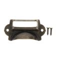 40PCS File Name Card File Cabinet Handles Label Holder Antique Bronze Drawer Label Pull Cabinet Frame Handle File Name. 