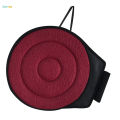 360 Degree Soft Rotating Cushion Car Seat Swivel Chair Pad Red Circle. 