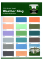 Weather Shield Exterior Wall Paint 100% Acrylic Based For Exterior Walls & Ceilings All Colors & All Sizes Available |Black gold Weather King |. 