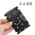 SATA M.2 SSD to 2.5“ SATA NVMe M.2 NGFF SSD to SFF-8639 Adapter Converter. 