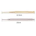 Facial Reflexology Massage Tool Retractable Acupuncture Pen Double Headed Spring Ear Care Tool Point Probe Pen Massager for Face. 