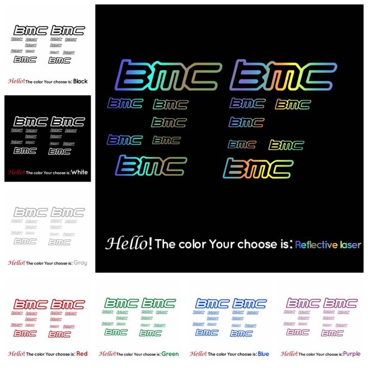 Waterproof and Sunproof PVC Reflective Bmc Stickers Cinelli for Road Bike Mountain Cycling Sticker MTB Bicycle Wheels Decal