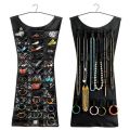 Hanging Jewellery Organizer Double Sided Storage with Hanger Pockets for Holding Necklace Bracelets Rings and Earings. 