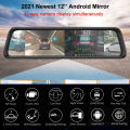Car Dvr Mirror Dual Camera Front/back 1080p. 
