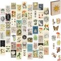 50PCS Vintage Wall Collage Kit Aesthetic Pictures Room Decor for Bedroom Aesthetic , Wall Art. 