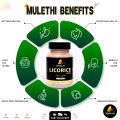 Pure Mulethi Powder (Licorice Powder) 140g – Organic Mulathi / Yastimadhu – Premium Natural Herbal Powder for Cooking & Beverages - Organic Mulathi for Cough Relief. 