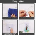 Self Adhesive Wall Screw Hooks, Punch-Free Wall-Mounted Screw Hook,Seamless Hooks for Home, Kitchen, Bathroom No Nails Drill, Waterproof, Transparent. 