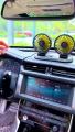 SOGO Long Neck Fan For Car Universal 12V Double Headed 360 Degree Rotation 2 Speed. 