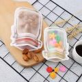 3 PCS Jar Zipper Bags,Food Storage Snack Sandwich Ziplock Bags,Reusable Airtight Seal Food Storage Bags,Leakproof Food Saver Bags for Travel Camping and Kids. 