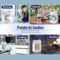 Portable Air Conditioners Cooler, 4IN1 Portable AC mini Fan, 120°Oscillating Evaporative Personal Air Cooler with 4 Speeds, LED Light,2 Humidify,2/4/6H Timer,Low Noise,Desktop Office, Home, Bedroom UK IMPORT. 